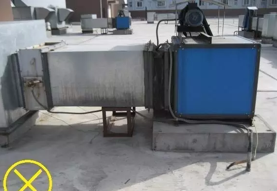 屋頂風(fēng)機(jī)安裝錯(cuò)誤實(shí)例2 屋頂風(fēng)機(jī)安裝錯(cuò)誤實(shí)例2